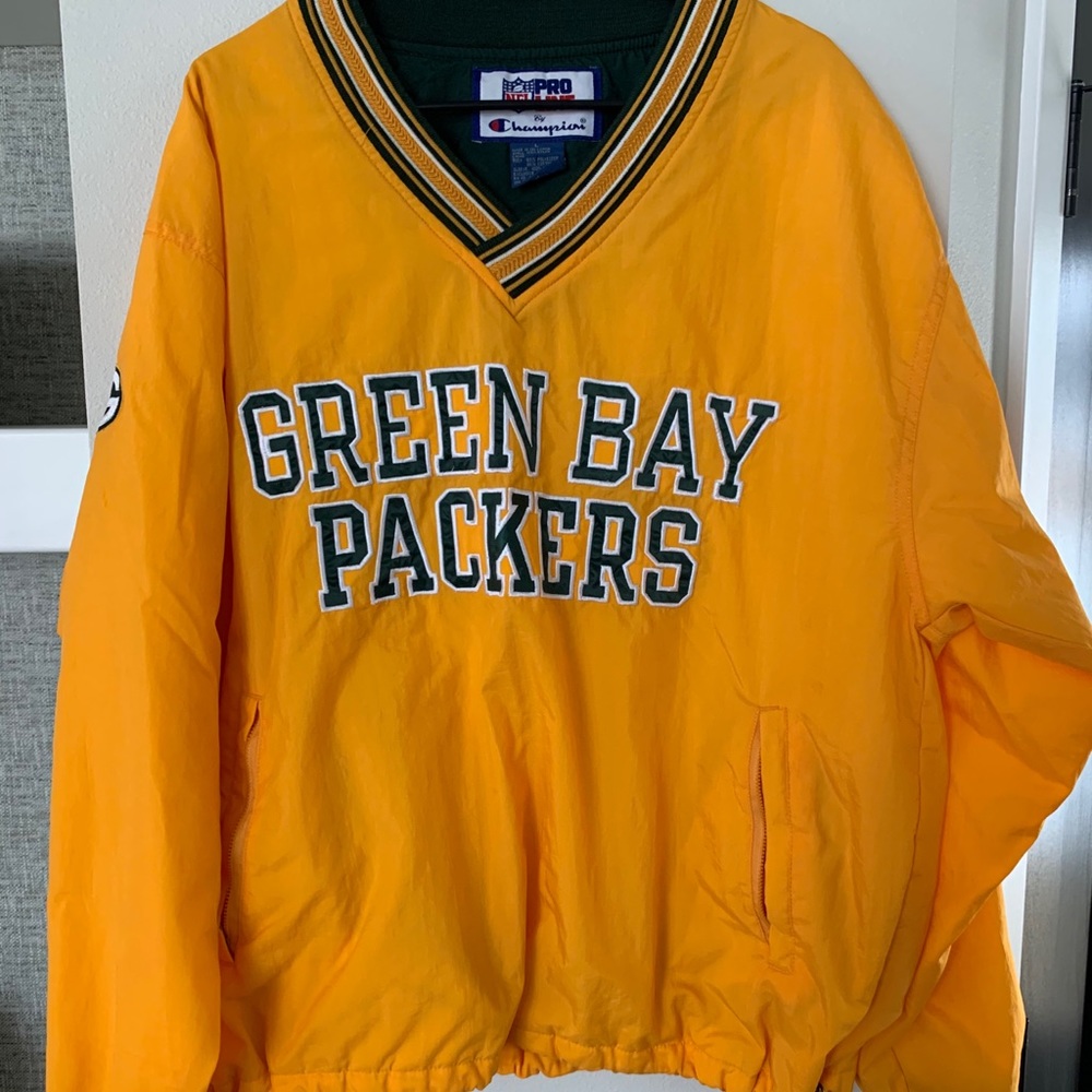 Vintage Green Bay Packer Wind Breaker